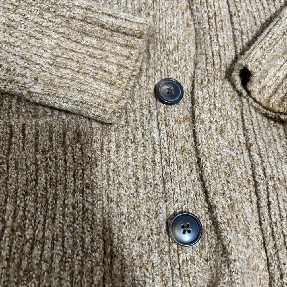 Old Navy Men's Brown Cardigan Sweater - Picture 3 of 3